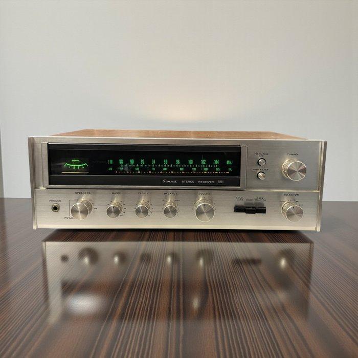 Sansui - 551 (onderhouden) Solid state stereo receiver, Audio, Tv en Foto, Radio's