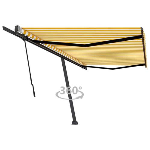 vidaXL Luifel vrijstaand handmatig uittrekbaar 500x350 cm, Tuin en Terras, Zonneschermen, Nieuw, Verzenden