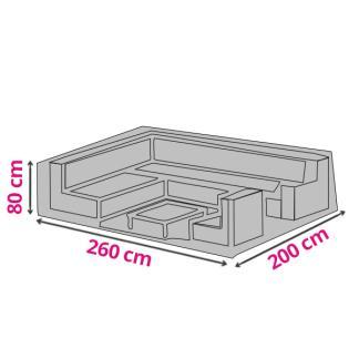 Loungesethoes (260 x 200 x 80 cm, PP), Tuin en Terras, Tuinmeubel-accessoires, Nieuw, Verzenden