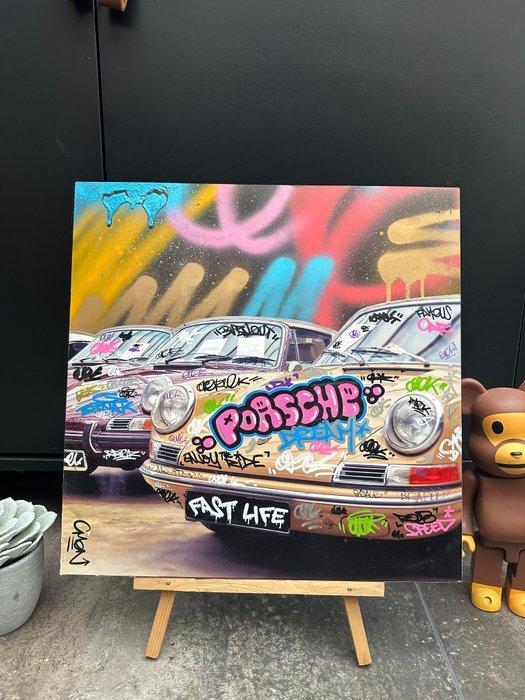 CMON - PORSCHE FastLife, Antiek en Kunst, Kunst | Schilderijen | Modern