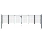 vidaXL Tuinhek van gaas gegalvaniseerd staal 400x100 cm, Verzenden, Nieuw
