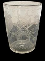 VOC - Bekerglas - handgeblazen glas - Druivenspoeler, Antiek en Kunst
