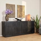 *WOONWINKEL* Starfurn Brussel Zwart Dressoir Robuust Design, Huis en Inrichting, Kasten | Dressoirs, Verzenden, Nieuw