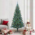 vidaXL Kunstmatig Voorverlicht Kerstboom Groen 210 cm PVC en, Verzenden, Nieuw