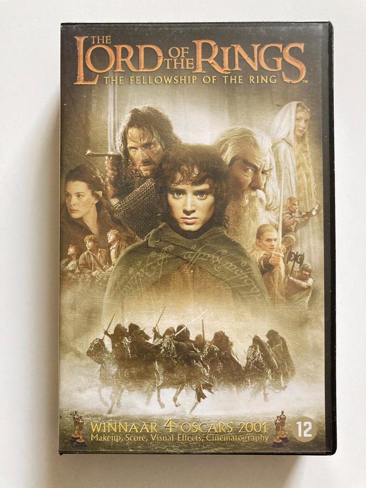 THE LORD OF THE RINGS THE FELLOWSHIP OF THE RING (VHS), Cd's en Dvd's, VHS | Film, Gebruikt, Verzenden