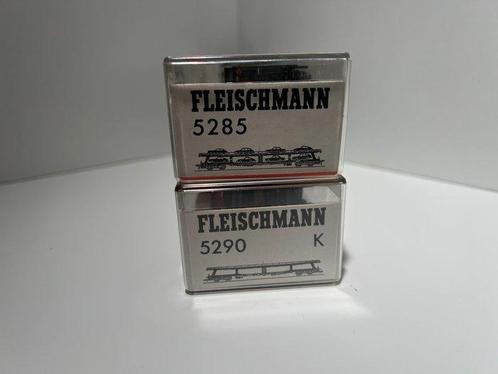 Fleischmann H0 - 5285/5290 - Modeltrein goederenwagonset (2), Hobby en Vrije tijd, Modeltreinen | H0