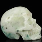 458g Gaia’s Herz – chrysokoll-schedel met interne