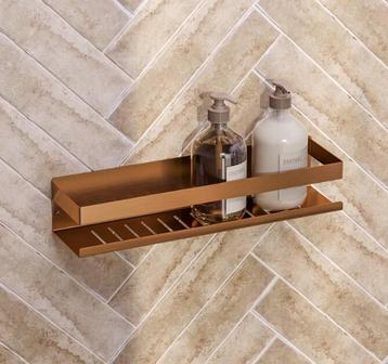 Brauer doucherek - 40x10cm - Koper geborsteld 5-GK-225 beschikbaar voor biedingen