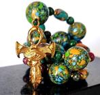 Turquoise - Rubis Zoïsite - Ketting - Divin et Royal -