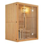 Binnensauna Tampere - Finse saunacabine - 150x110x190 cm, Sport en Fitness, Sauna, Verzenden, Nieuw