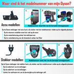 Dyson V7 V8 V10 V11 V15 fluffy zuigmond borstel mondstuk, Ophalen of Verzenden, Nieuw