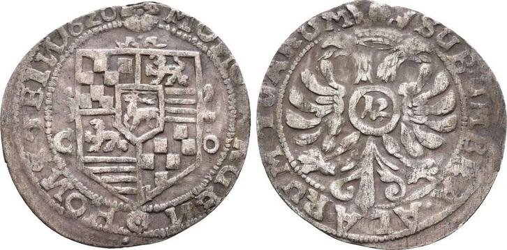 Kipper 12 Kreuzer 1620 C-o Hohnstein Grafschaft: Friedric..., Postzegels en Munten, Munten | Europa | Niet-Euromunten, Verzenden