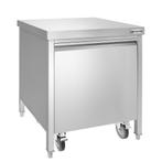 GGM Gastro | Vuilnisbak - 50 liter - met rolcontainer - |, Verzenden