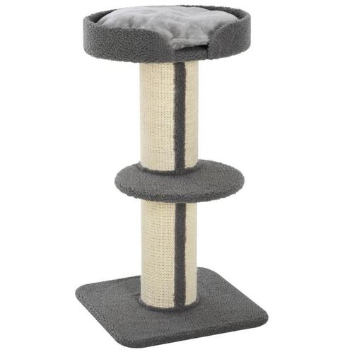 TRUUSK Krabpaal Speelboom Met Plateau - Sisal Krabpaal - Plu, Dieren en Toebehoren, Katten-accessoires, Nieuw, Verzenden