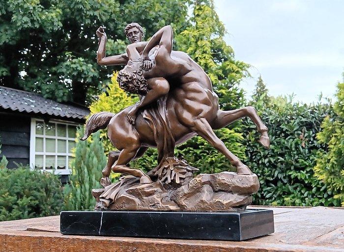 sculptuur, theseus die de centaur bianor slaat - 25 cm -, Antiek en Kunst, Kunst | Designobjecten