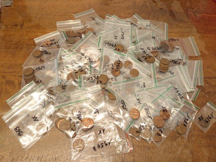 Verenigde Staten. Collection composée denviron 2056 pièces, Postzegels en Munten, Munten | Europa | Niet-Euromunten