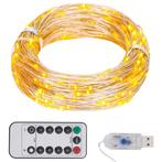 vidaXL Lichtslinger met 300 LEDs 30 m warmwit, Diversen, Kerst, Verzenden, Nieuw