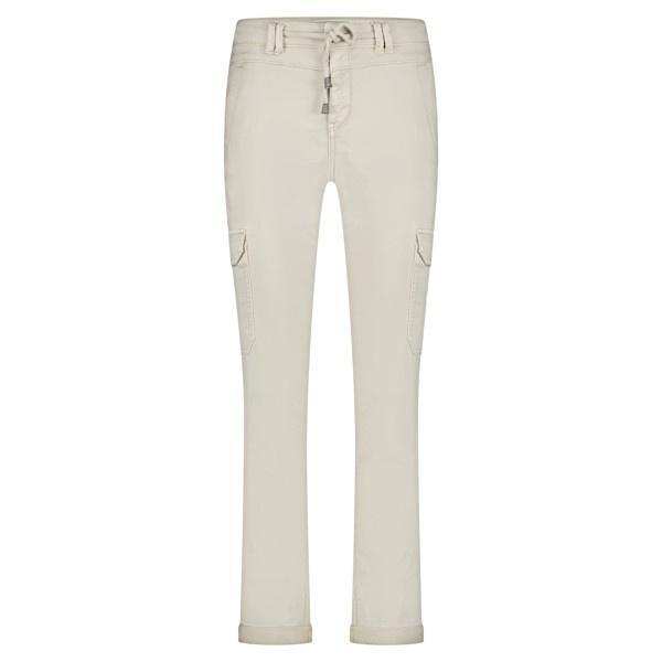 -30% Red Button  Red Button Broek srb4414 cargo jog pearl  m, Kleding | Dames, Broeken en Pantalons, Beige, Nieuw, Verzenden
