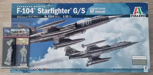 Italeri 2514 Lockheed F-104 Starfighter G/S 1:32 NL DECALS +, Hobby en Vrije tijd, Modelbouw | Vliegtuigen en Helikopters, Italeri