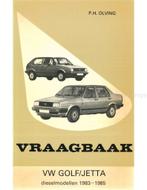 1983 - 1985 VOLKSWAGEN GOLF | JETTA DIESEL VRAAGBAAK, Auto diversen, Handleidingen en Instructieboekjes