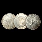 Duitsland. Lot with 3 Silver Coins (2x 10 Deutsche Mark + 1x