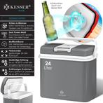 KESSER® Thermo-Elektrische Koelbox – 24L – 12V/230V – Grijs, Hobby en Vrije tijd, Overige Hobby en Vrije tijd, Verzenden, Nieuw
