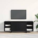 vidaXL TV-stand Zwart 120 x 30 x 40.5 cm Bewerkt hout, Huis en Inrichting, Minder dan 50 cm, Verzenden, Nieuw, Minder dan 100 cm
