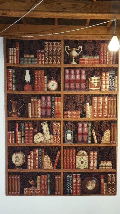 Arazzo Libreria Antica Exclusief - 190x140cm - Luxe Gobelin, Antiek en Kunst, Curiosa en Brocante