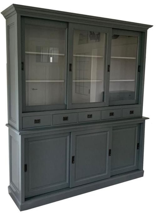 Buffetkast bazaltgrijs Sittard 200cm, Huis en Inrichting, Kasten | Buffetkasten, Ophalen of Verzenden