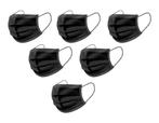 Set van 50 eenvoudige mondkapjes (zwart), Nieuw, Ophalen of Verzenden