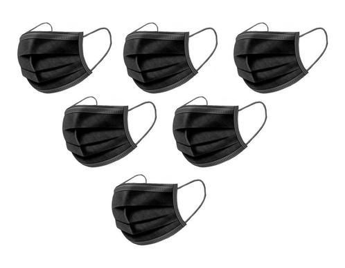 Set van 50 eenvoudige mondkapjes (zwart), Doe-het-zelf en Verbouw, Gereedschap | Handgereedschap, Nieuw, Ophalen of Verzenden
