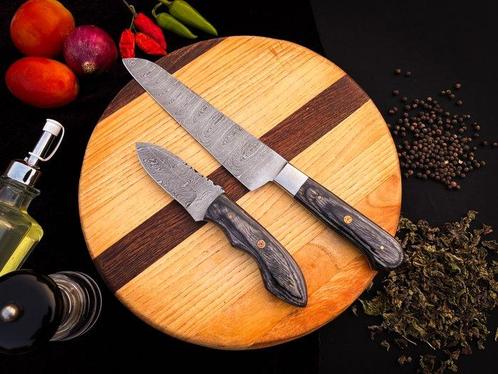 American Smith - Keukenmes - Chefs knife - 1095 en 15N20, Antiek en Kunst, Antiek | Keukenbenodigdheden