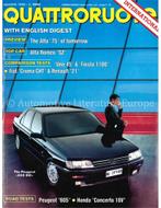 1990 QUATTRORUOTE MAGAZINE 415 ITALIAANS, Nieuw, Author