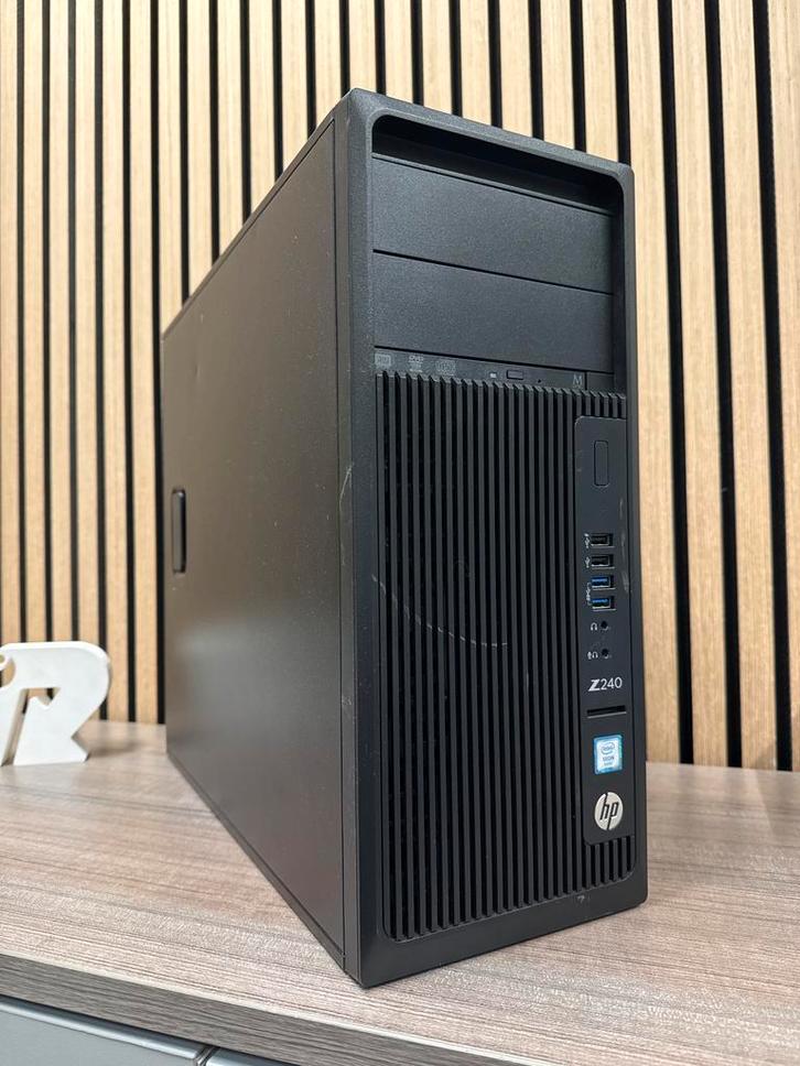 Refurbished HP Z240 Tower Workstation - Intel Xeon E3-1240v5, Computers en Software, Desktop Pc's, 3 tot 4 Ghz, HDD, SSD, Refurbished