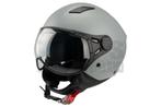 Helm Vito Jethelm met zonnevizier Lavori mat grijs/zwart, Fietsen en Brommers, Brommerhelmen, Ophalen of Verzenden, Nieuw, Vito