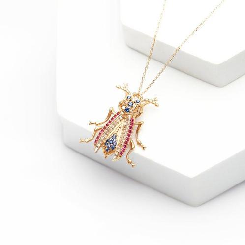 Zonder Minimumprijs - Broche Verguld, Zilver, Sieraad -, Sieraden, Tassen en Uiterlijk, Antieke sieraden