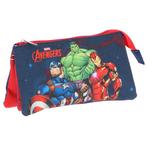 Etui 3-Vaks - Avengers - Captain American/Hulk/Iron Man - Bl, Ophalen of Verzenden, Nieuw