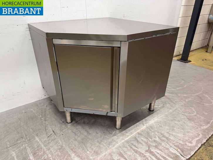 Combisteel RVS Werkkast Hoekkast Kast klap 100 x 100 cm, Zakelijke goederen, Horeca | Keukenapparatuur, Nieuw zonder verpakking