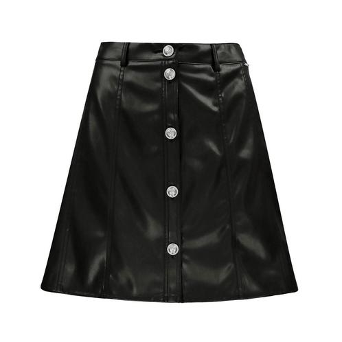 Liu Jo • zwarte faux leather rok • XL, Kleding | Dames, Rokken, Zwart, Nieuw, Maat 46/48 (XL) of groter, Verzenden
