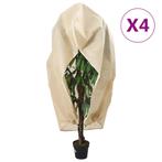 vidaXL Plantenhoezen met ritssluiting 4 st 70 g/m² 3,93x3 m, Verzenden, Nieuw