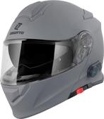 Bogotto H271 BT Bluetooth Helm Grijs, Motoren, Kleding | Motorhelmen, Systeemhelm, XXL, Nieuw met kaartje, Overige merken