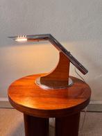 Luis Perez de la Oliva - Tafellamp - Chroom, Hout, Antiek en Kunst