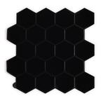 Zelfklevende tegels / steenstrips - Zwart hexagon - 23 stuks, Verzenden, Nieuw