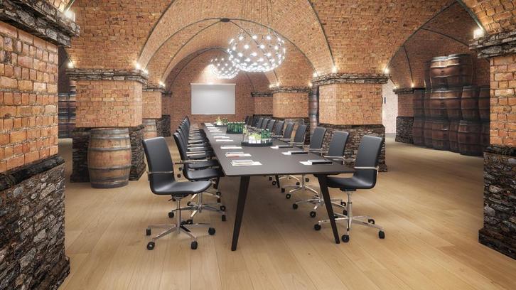 Cube Design Spider tafel, 160-300x90cm, stalen onderstel, Zakelijke goederen, Kantoor en Winkelinrichting | Kantoormeubilair en Inrichting