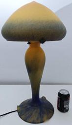 Lamp - champignonlamp - verre marmerachtig - Art Nouveau