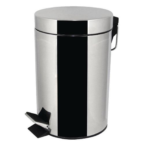 Pedaalemmer | RVS (Glanzend) | 3L | Klapdeksel |, Zakelijke goederen, Horeca | Keukenapparatuur, Nieuw in verpakking, Verzenden