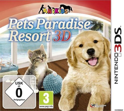 Pets Paradise Resort 3D 3DS Garantie & snel in huis!, Spelcomputers en Games, Games | Nintendo 2DS en 3DS, 1 speler, Zo goed als nieuw