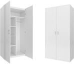 Kledingkast Wit | 90x190cm | Nieuw | Scherpe Prijs, Huis en Inrichting, Nieuw, Tijdloos, 150 tot 200 cm, 25 tot 50 cm