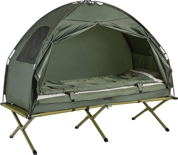 2dekans | SoBuy - 4-in-1 Campingtent Kit - Pop-Up Tent -, Caravans en Kamperen, Slaapzakken, Zo goed als nieuw, Ophalen of Verzenden