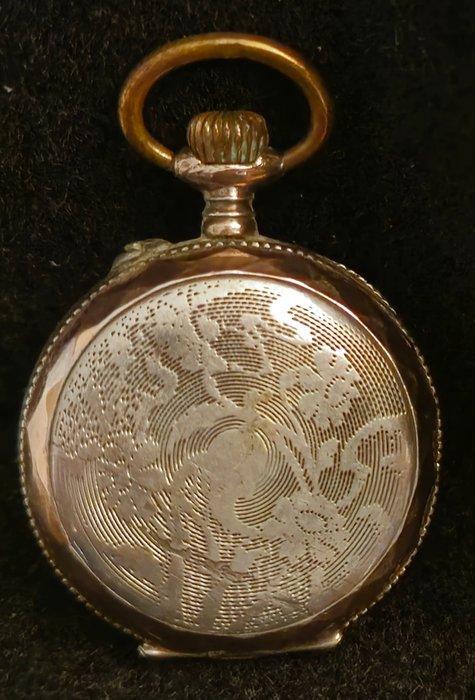 Reloj de bolsillo - Reloj plata maciza antiguo siglo xix, Sieraden, Tassen en Uiterlijk, Horloges | Heren